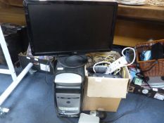 Dell PC Monitor, EMachines Tower, Router, Speakers