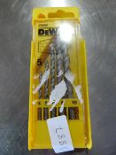 Box of Five Dewalt Drill Bits
