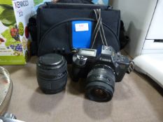 Canon Eos 600 Camera with Lens and Travel Bag