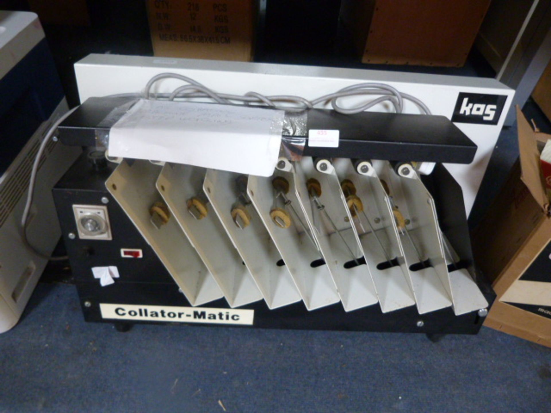 Kas Collatormatic Mail Sorting Machine