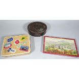 Three tins, comprising Boac tin, another set with ships probably late 19thC or early 20thC and a