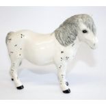 A Beswick special edition horse, exclusive to UKIC, special edition 500, with black modern Beswick