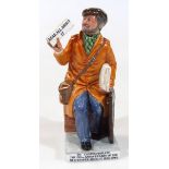 A Royal Doulton figure The News Vendor, HN2891, no. 2,181 of 2,500, printed marks beneath, 20cm