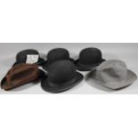 Various hats, to include bowler, 18cm high, trilby, etc. (a quantity)