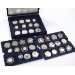 Various commemorative silver and other coins and medallions, to include Royal Commemorative, £2