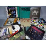 Various records, 33 rpm, etc., box sets, Genesis, other records, Jimi Hendrix, Ultravox, Barclay