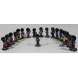 Various Robertson's Jam musician figures, to include squeeze box player, 7cm high, etc. (a