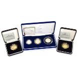 Various silver silver gilt and other commemorative coins, to include a £2 Piedfort Common Wealth