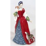 A Royal Doulton figure Anne Boleyn, HN3232, No. 642 of 9,500, printed marks beneath, 25cm high.