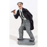 A Royal Doulton limited edition figure Groucho Marx, HN277, No. 107 of 9,500, printed marks beneath,