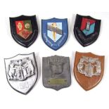 Various Clarecraft Discworld plaques, etc., Discworld Emporium Unseen University coats of arms,