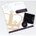 A 9ct 60th Anniversary Of The Coronation Gold coin, with outer pouch, paperwork and certificate.
