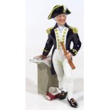 A Royal Doulton figure The Captain, HN2260, printed marks beneath, 25cm high.