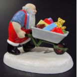 A Coalport Characters Father Christmas figure group, Almost There, first edition, printed marks