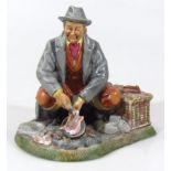 A Royal Doulton matt finish figure Bon Appetit, HN2444, printed marks beneath, 13cm high. (second)