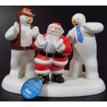 A Coalport Classics Father Christmas figure, Line Dancing, no. 1,102 of 3,000, printed marks