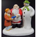A Coalport Characters The Snowman And Father Christmas Collectors Choice Special Edition figure