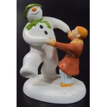 A Coalport Classics The Snowman figure group, Dancing At The Party, first edition, printed marks