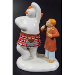 A Coalport Classics The Snowman figure group, Highland Fling, first edition, printed marks