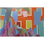 Ronald Thursby Dip.Hon. Beaux-Arts Cert F/A Lond. FRSA (fl1939-1942). Murano Washday Pattern, Cubist