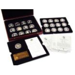 Queen's Golden Jubilee commemorative coin collection set, comprising 25 coins, to include Trooping