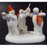 A Coalport Classics The Snowman figure, All Together Now, no. 1,949 of 2,000, printed marks beneath,
