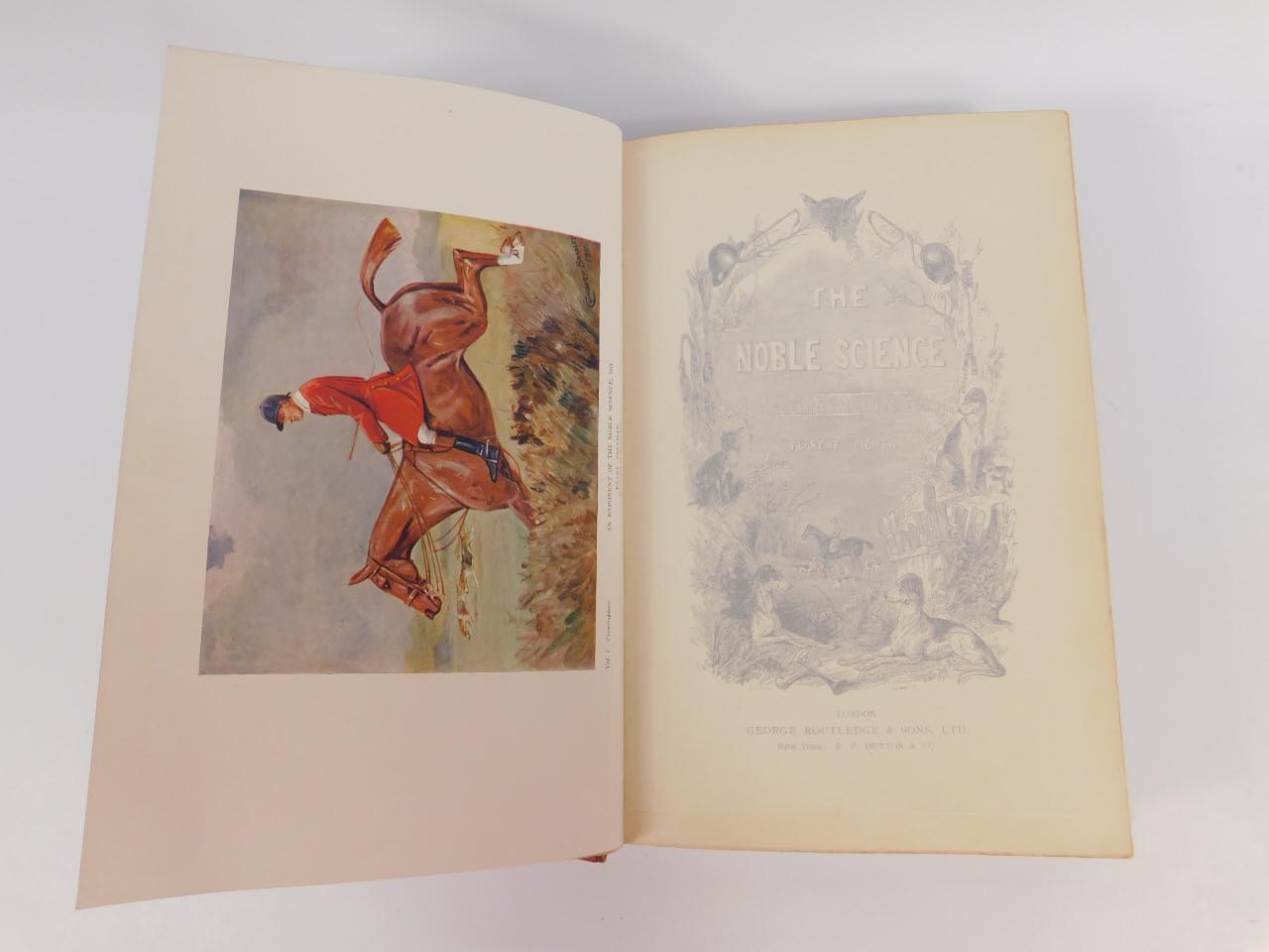 Blew (William C.A.). The Noble Science A Few General Ideas of Fox-Hunting, 2 vol in 1, - Image 2 of 3