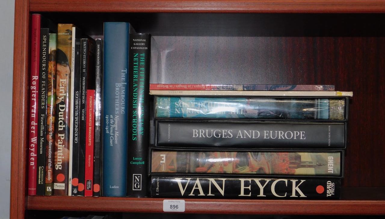 Books relating to Flemish Art, including Walter Prevenier and Wim Blockmans, The Burgundian