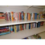 Books relating to WWII military history, RAF and aviation, battles and biographies, (4 shelves).