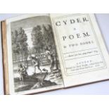 [Philips (John)], Cyder A Poem, two parts in one, half title, engraved frontispiece, fine