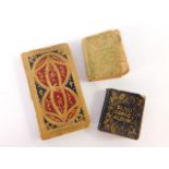 Miniature books.- A 1785 almanack, fine morocco binding with slip case, tooled in gilt; The Bijou