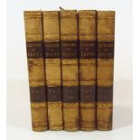 Pepys (Samuel) Memoirs, 5 vol, second edition, engraved portrait frontispieces and plates,