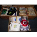 An extensive collection of 45rpm pop singles, (qty).