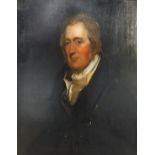 Early 19thC English School. Portrait of Colonel Hewley John Baines 1762-1830, in half length pose,