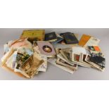 A collection of ephemera, to include postcards, letters, greeting cards etc.