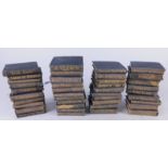 A collection of miniature canvas bound volumes of Shakespeare, published by Sampson Low Limited