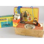 Boxed collectables, to include Pifco Christmas lights, a Halfords indicator set for a vintage car