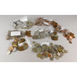 A large quantity of Canadian, USA and Australian coins etc.