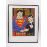 Ruby Bradford (US b1985). Superman Meet Prince Charles (2000), limited edition print 79/100,