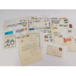 First Day Covers and letters with House of Commons first day of issue postmarks,