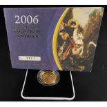 WITHDRAWN PRE SALE BY VENDOR. A 2006 full gold sovereign proof