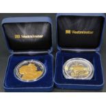 WITHDRAWN PRE SALE BY VENDOR. A Jersey Coronation Jubilee silver and 24ct gold plated