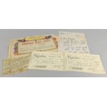 A collection of cuttings etc., relating to Empire Day in 1940, a facsimile letter signed by