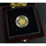 WITHDRAWN PRE SALE BY VENDOR. A 2012 Diamond Jubilee 22ct gold proof £1 coin