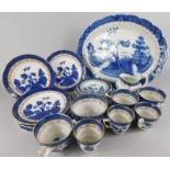 A collection of Booths Real Old Willow pattern ceramics, to include oval meat dish