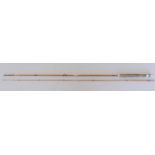 A James B Walker of Newcastle two part split cane fly fishing rod