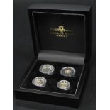 A London Mint Office Queen Victoria four coin maundy set, in fitted case with certificate