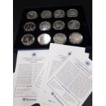 A collection of copper and nickel commemorative coins, Queen Elizabeth II Golden Jubilee collection,