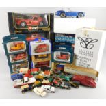 Miscellaneous diecast vehicles, some boxed, to include Corgi, Matchbox Models of Yesteryear, a