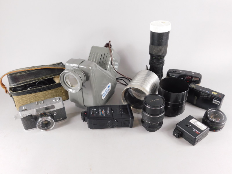 Miscellaneous cameras, to include Praktica, Exakta, Mamiya, Yashica etc.